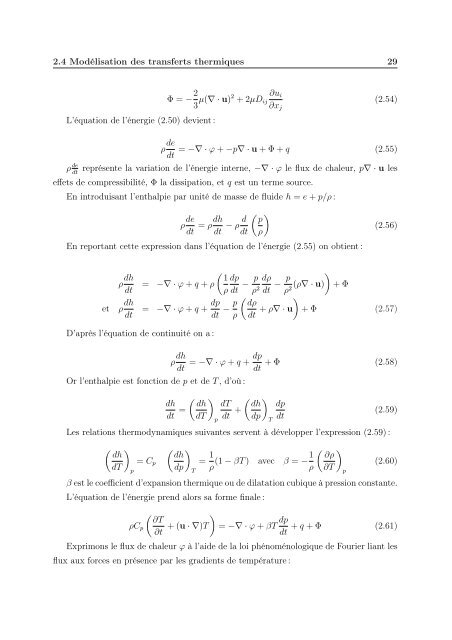 Simulation numérique de l'essorage et du refroidissement d'un film ...