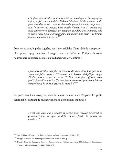 La poésie et l'intimité ou L'identité et l'être au monde - Epublications