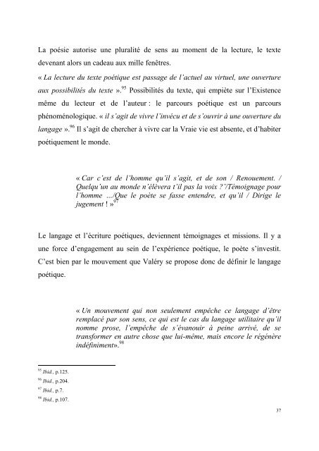 La poésie et l'intimité ou L'identité et l'être au monde - Epublications