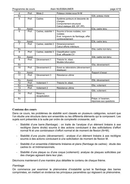 Stabilité des éléments et cadres en construction ... - Estudo Geral