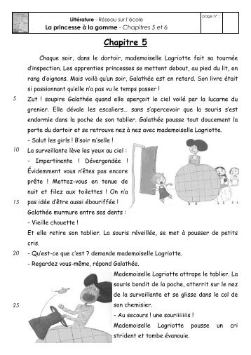 LA PRINCESSE A LA GOMME Chapitres 5 - 6 et 7.pdf