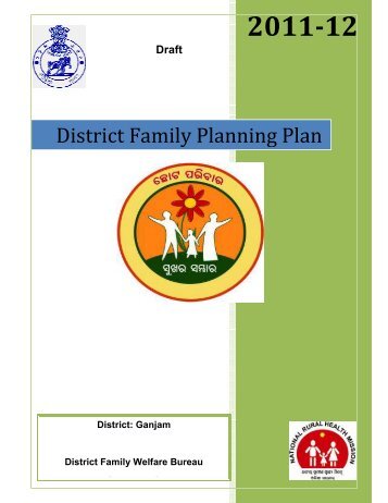 Ganjam Family Planning Plan 2011-12