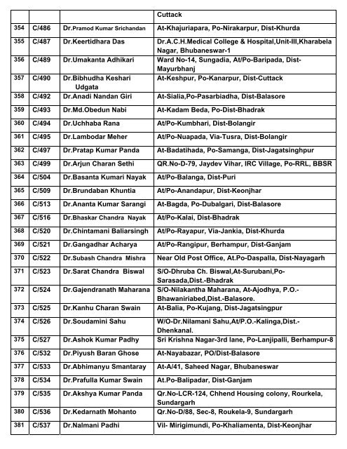 CCH Election