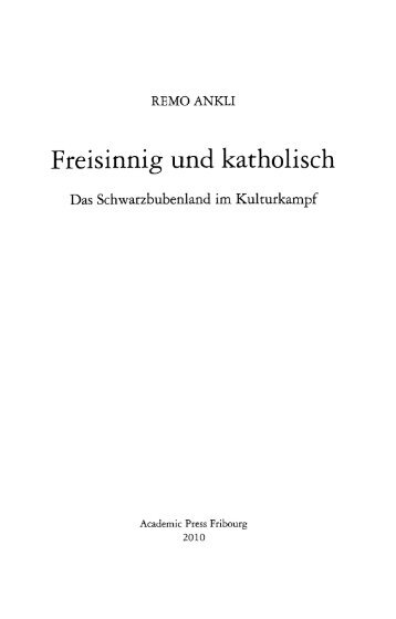 Freisinnig und katholisch