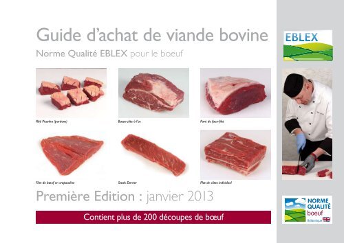 Guide d'achat de viande bovine - EBLEX Trade
