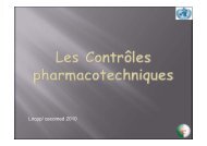 Pharmacotechniques