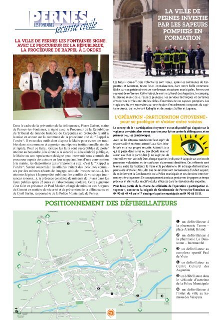 Le journal de Pernes N° 69 - Ville de Pernes les Fontaines