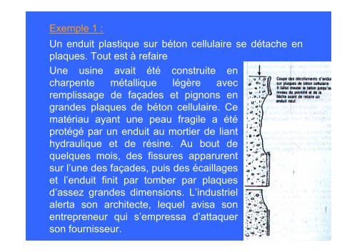 PATHOLOGIE DES CONSTRUCTIONS