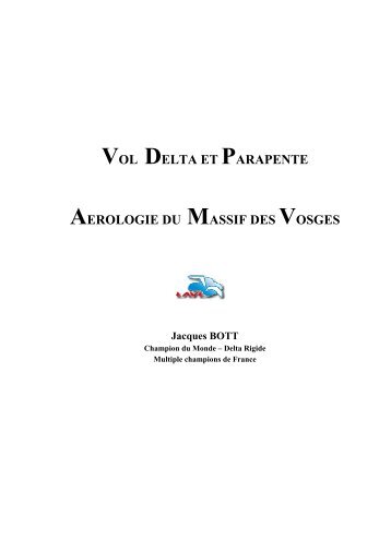 Aérologie du Massif des Vosges - Ligue d'Alsace de vol libre