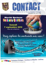 Contact n° 156 - Bulletin communal - Fontaine-L'Evêque