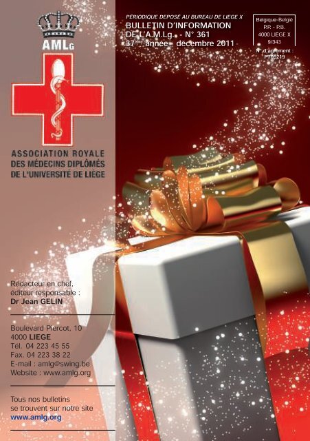 Bulletin de décembre 2011 - AMLG