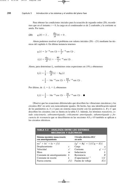 Ecuaciones diferenciales y problemas con valores +libro