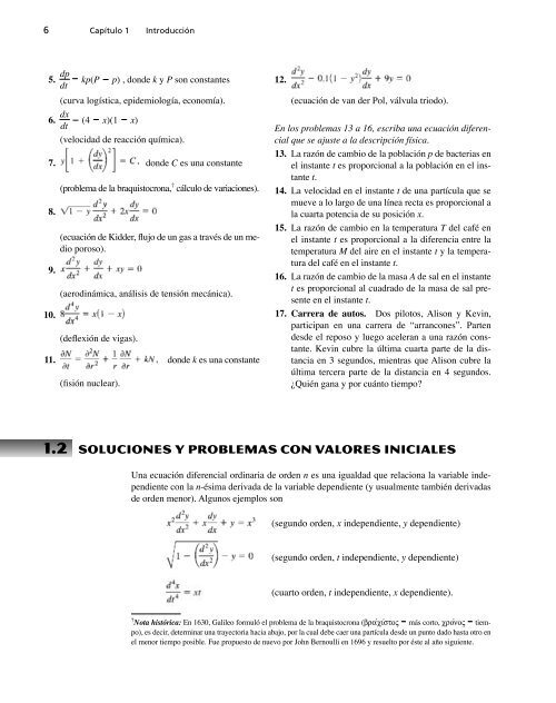 Ecuaciones diferenciales y problemas con valores +libro