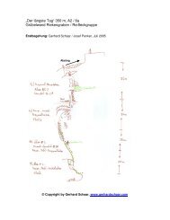 „Der längste Tag“ 350 m, A2 / 6a Grübelwand Riekengraben ... - 3DAK