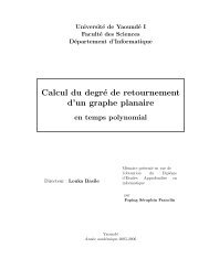 Calcul du degré de retournement d'un graphe planaire