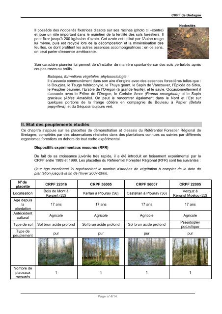 en Bretagne - Centres Régionaux de la Propriété Forestière