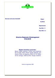 Directive Régionale d'Aménagement d'ALSACE - Préfecture de la ...