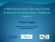 A Web-based Early Warning Service to Monitor Drinking Water ...