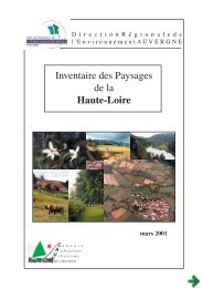 Inventaire des Paysages de la Haute-Loire - Conseil général 43