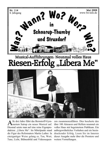 Riesen-Erfolg „Libera Me“ - Schnarup-Thumby, Struxdorf