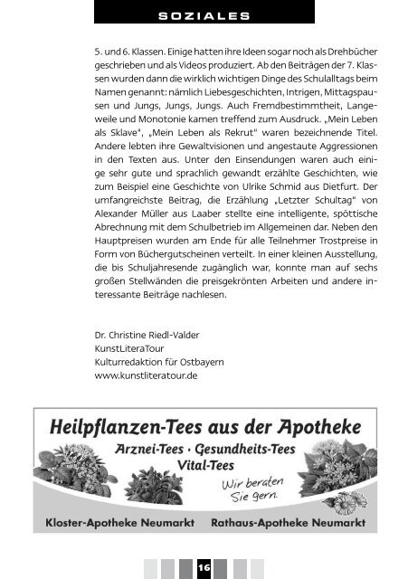 Mit Sonderteil „10 Jahre AnSporn“ 4/2008 - Landkreis Neumarkt