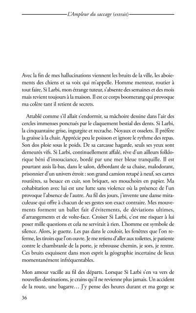 Sommaire Metin Arditi, Le Turquetto 3 Véronique Bizot, Un ... - Index of