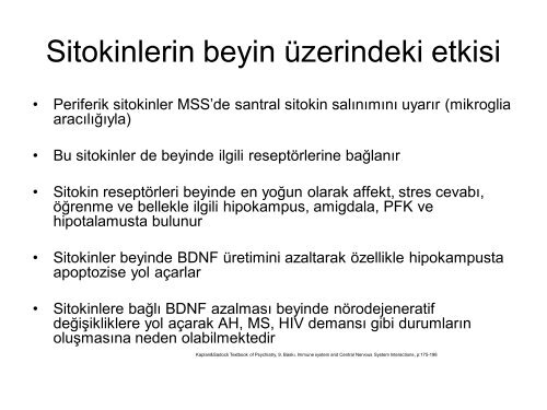 depresyon, tıbbi hastal ve sitokin hipotezi syon, tıbbi hastalıklar e ...