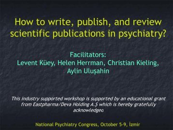 How to write, publish, and r scientific publications in psyc o write ...