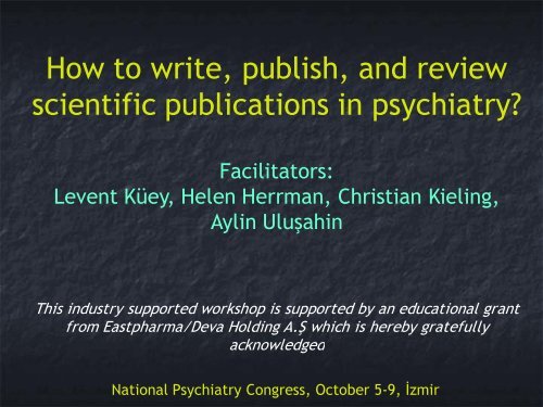 How to write, publish, and r scientific publications in psyc o write ...