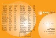 Flyer - Kunst 2010