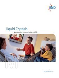 Liquid Crystals, We Make Communication Visible - EMD Chemicals