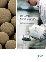 Ion Exchange Chromatography - EMD Chemicals