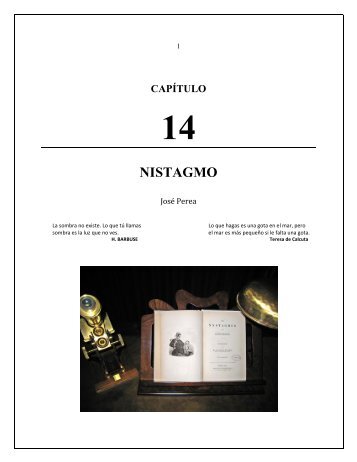 Capítulo 14. Nistagmo. - Web del Doctor José Perea