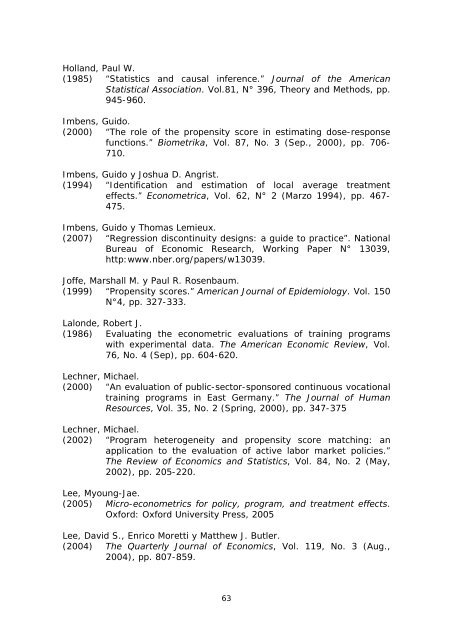 Econometría de Evaluación de Impacto - Pontificia universidad ...