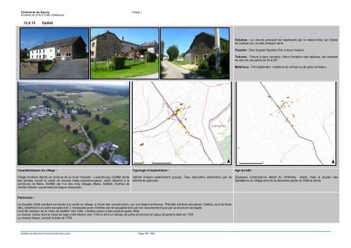 THEME 3 – CADRE BATI ET LOGEMENT 13 Structure du bâti - Gouvy