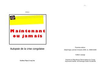 Maintenant ou jamais_format livre_.pdf - CongoForum