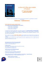 Programme Nuit des Musées 2007 - Perpignan la Catalane