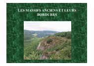 LES MASSIFS ANCIENS ET LEURS BORDURES