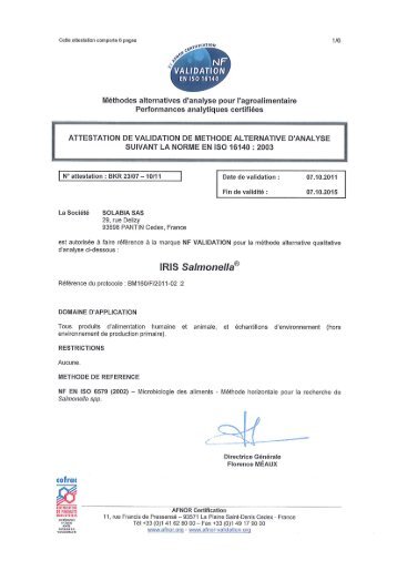 Attestation BKR 23-07 10-11 (fr) - NF VALIDATION