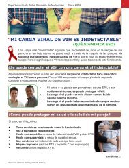 “MI CARGA VIRAL DE VIH ES INDETECTABLE” - Public Health