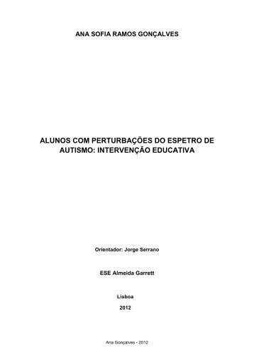 Tese Mestrado Ana Sofia Gonçalves - ReCiL