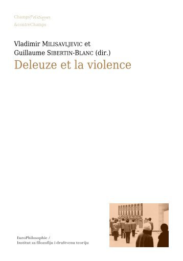 Deleuze et la violence (3 Mo) - Europhilosophie-editions.eu