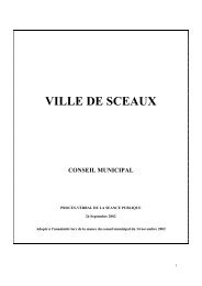 ville de sceaux conseil municipal
