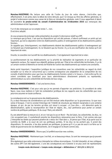 proces-verbal de la reunion du - Site de l'Etablissement Public ...