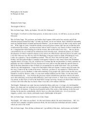Marquis De Sade Philosophy In The Bedroom The Easy Way To