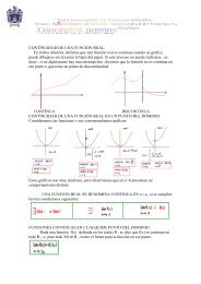 GUÍA : Aplicaciones de Límites a la Continuidad (Pdf)