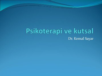 Dr. Kemal Sayar