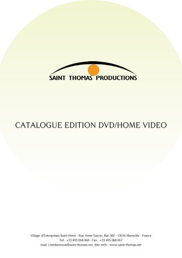 Catalogue Home Video - Saint Thomas Productions