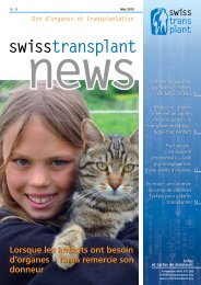 news - Swisstransplant