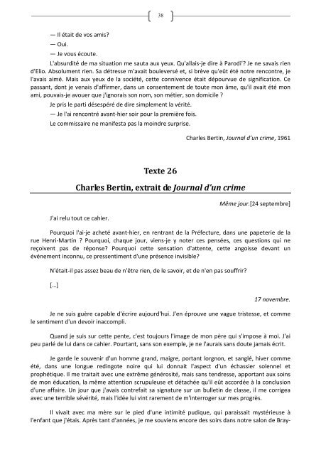 Le journal intime : du réel au fictif, de la lecture à l’écriture